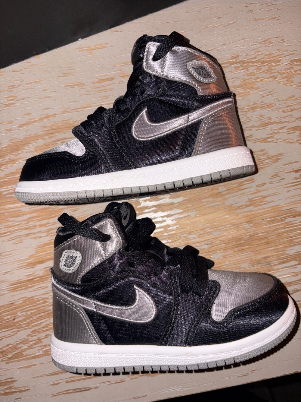 Jordan 1 Shadow Satin Toddler